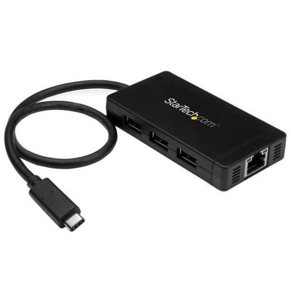 Hub USB 3.0 a 3 pt /USB-C/Gbe