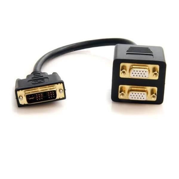 Video splitter DVI a 2 x VGA da 30 cm