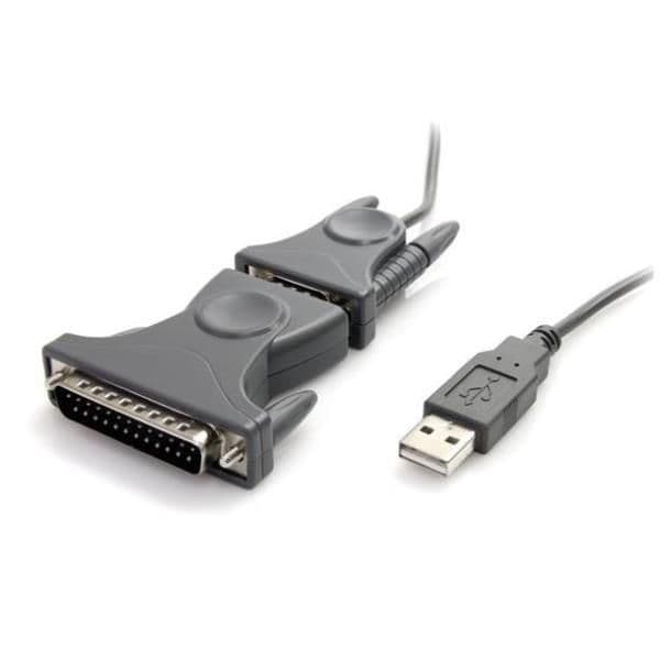 Cavo adattatore USB a Seriale RS232 DB9 / DB25