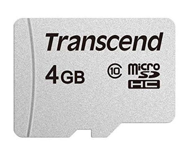 TS4GUSD300S - microSD da 4GB, Classe 10