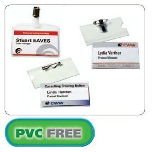 KIT PORTA BADGE CLIP + SPILLA E INSERTI