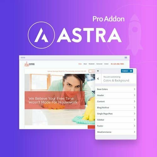 Astra Pro Theme + Plugin Addon