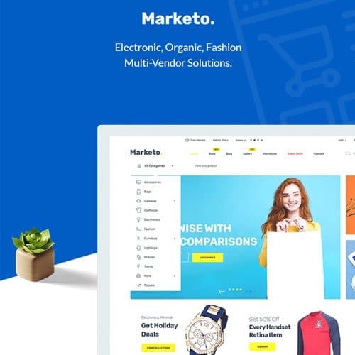 Marketo – eCommerce & Multivendor Theme
