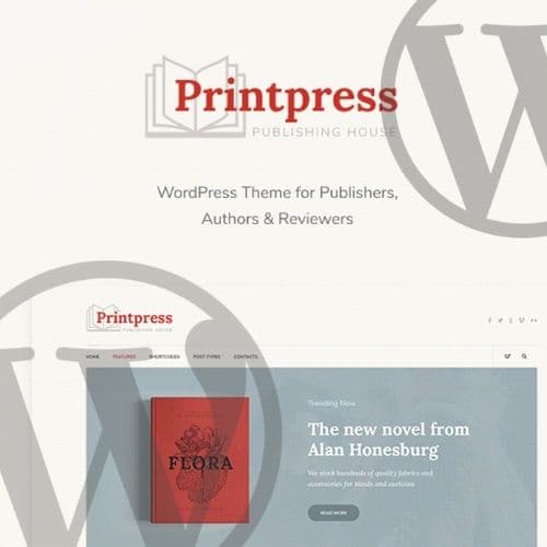 Printpress Book Publishing WordPress Theme