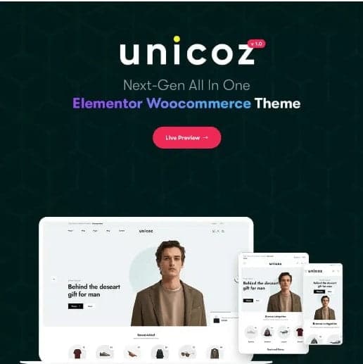 Unicoz – Elementor WooCommerce Theme