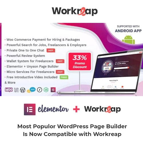 Workreap Freelance Marketplace and Directory Theme