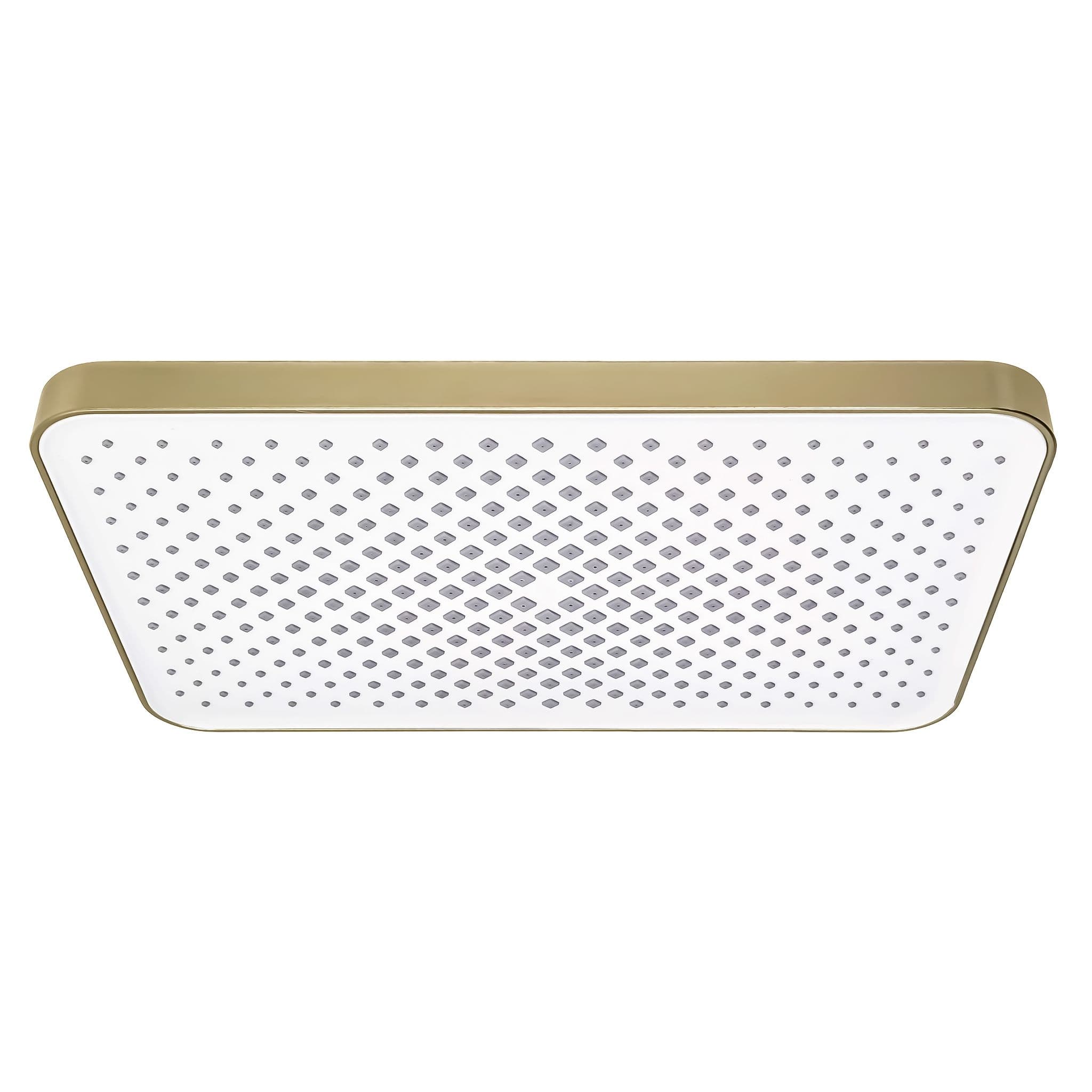 Soffione Doccia Rettangolare Rea Js-032 Brushed Gold