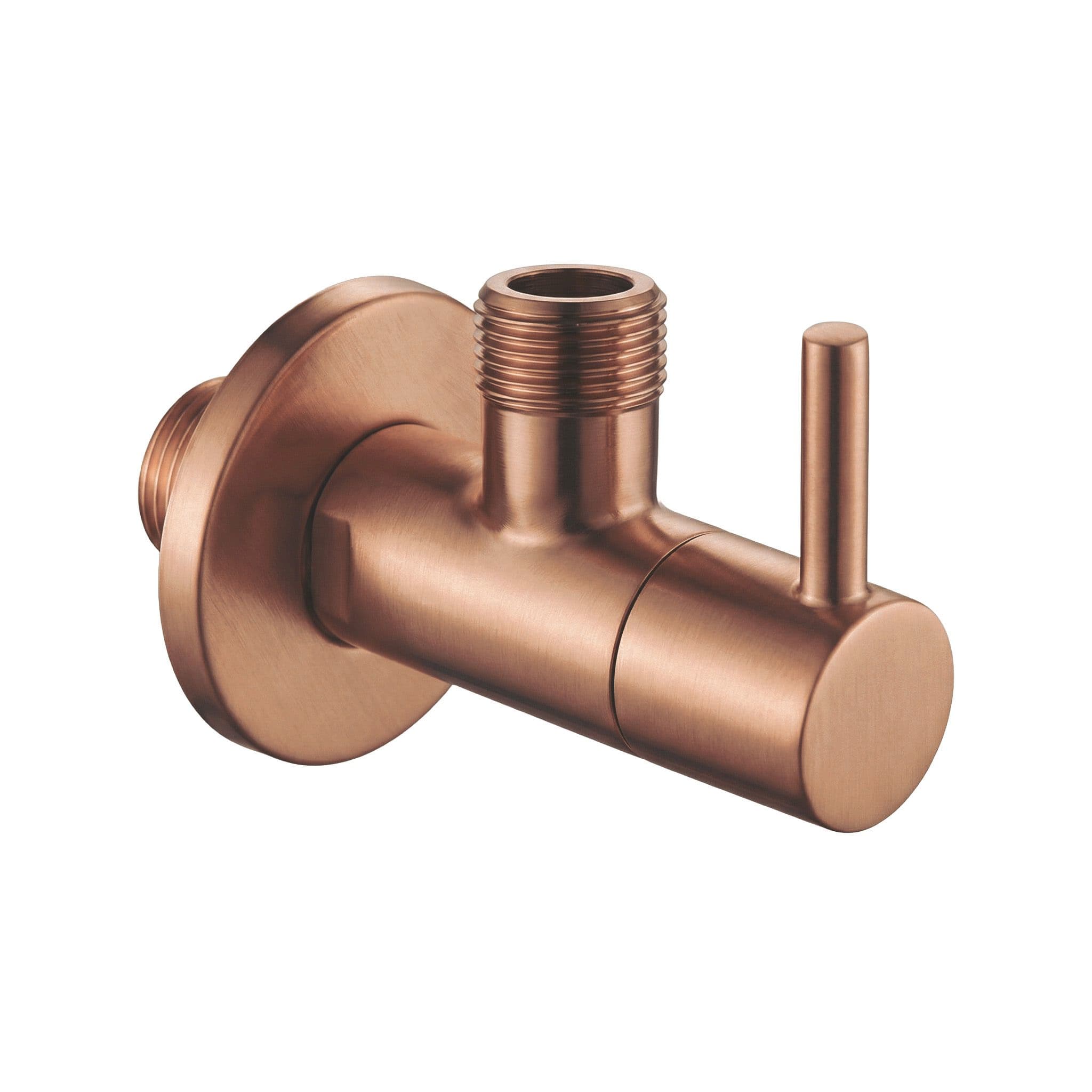 Valvola Ad Angolo 1/2" X 3/8" Brush Copper