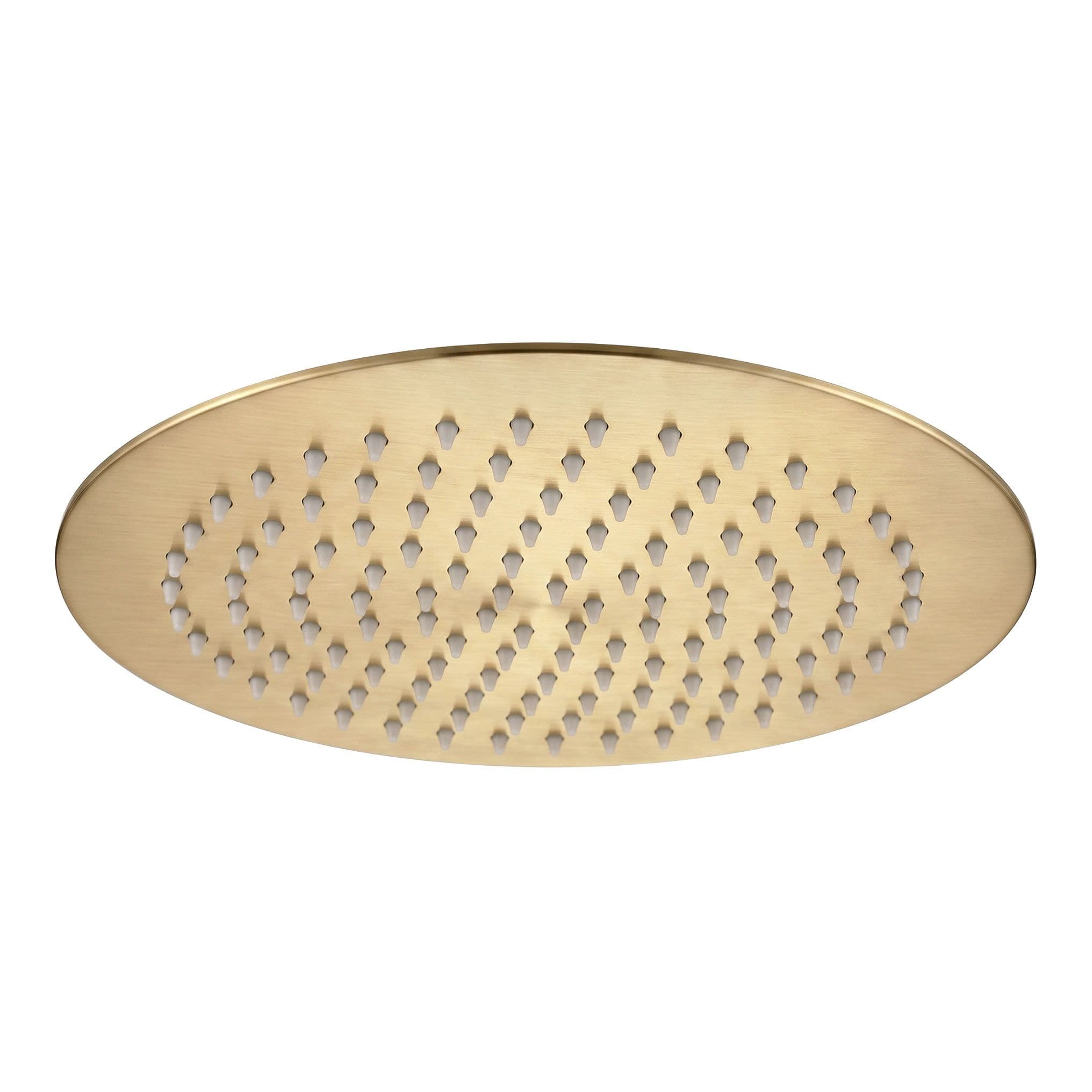 Soffione Doccia Rotondo Rea Js-p014bg 25cm Brush Gold