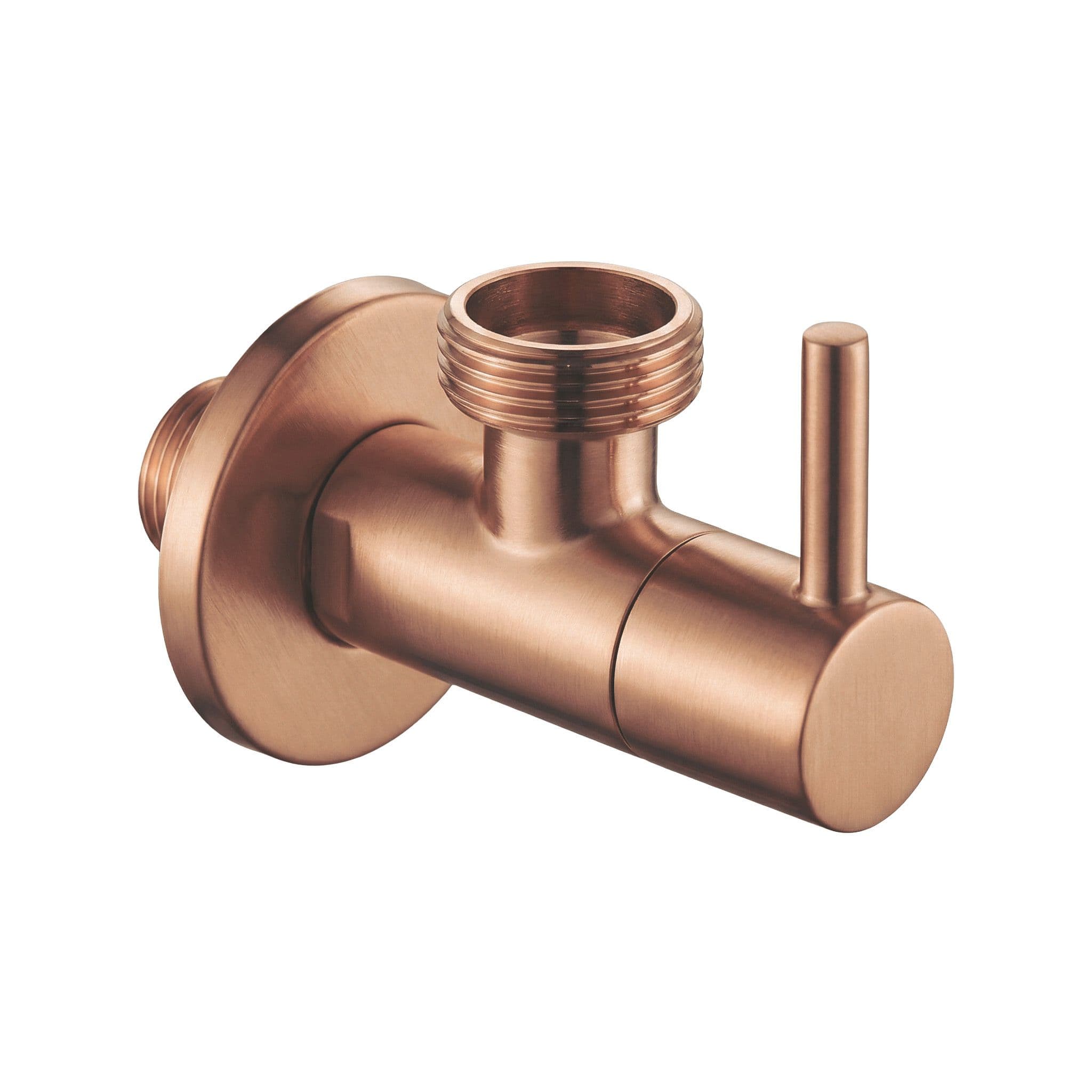 Valvola Ad Angolo 1/2" X 3/4" Brush Copper