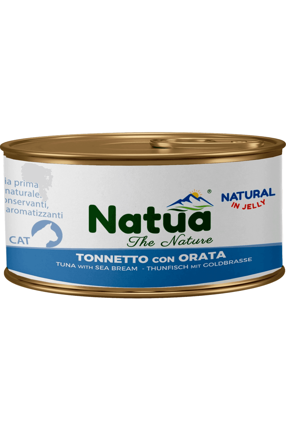 Natua gatto Tonnetto con orata 150 gr.