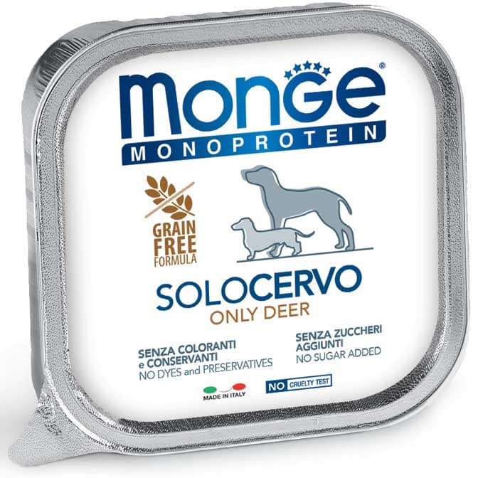 Monge Dog Monoprotein Patè Solo Cervo 150 gr.