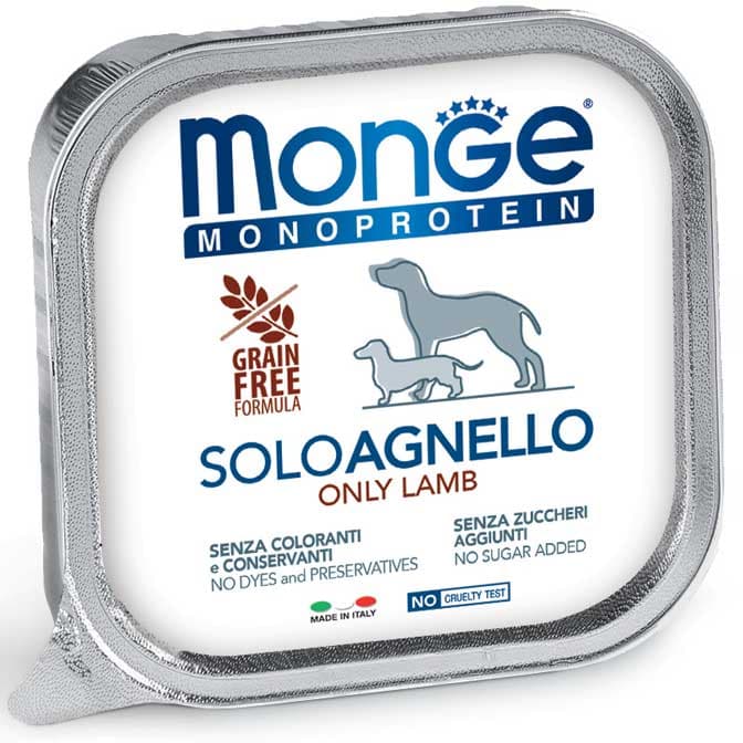 Monge Dog Monoprotein Patè Solo Agnello 150 gr.
