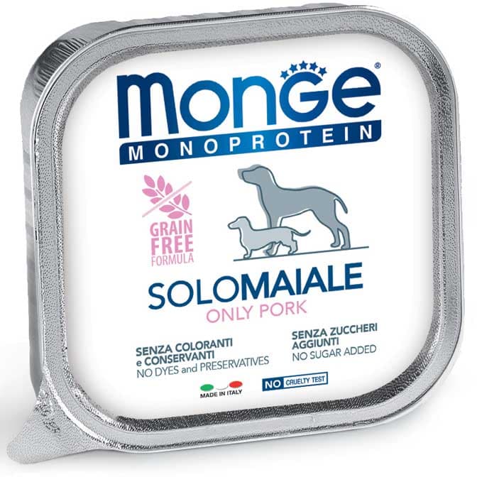 Monge Dog Monoprotein Patè Solo Maiale 150 gr.