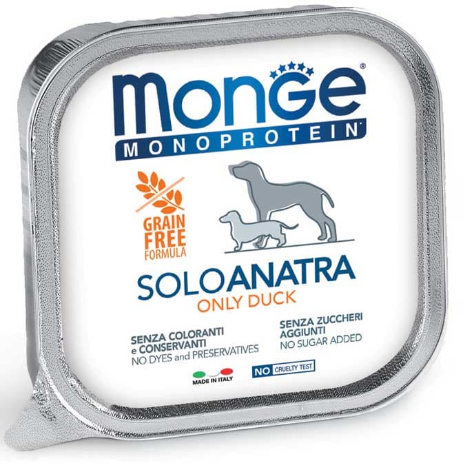 Monge Monoprotein Patè Solo Anatra 150 gr.