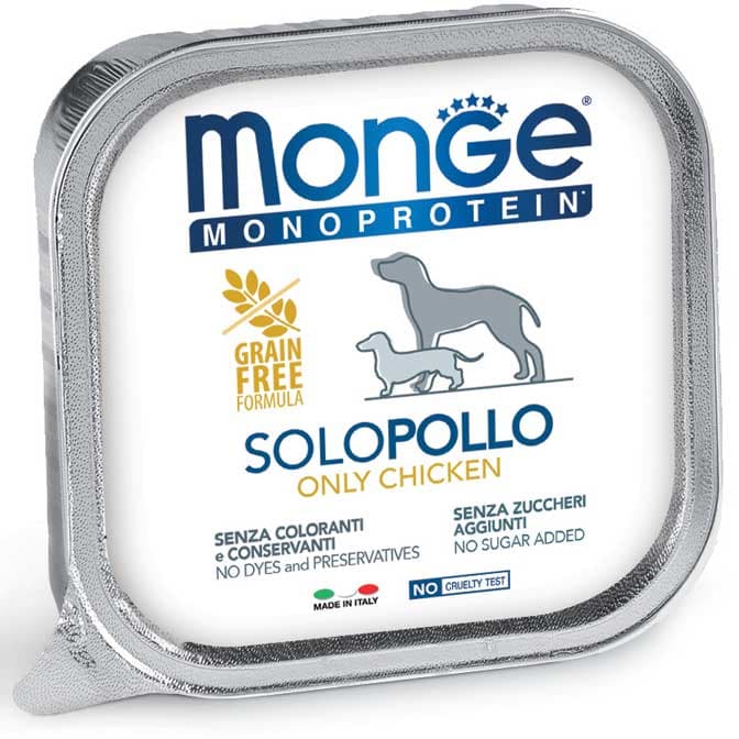 Monge Dog Monoprotein Patè Solo Pollo 150 gr.