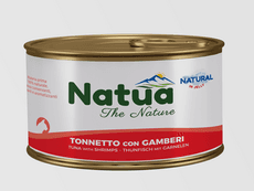 Natua gatto Tonnetto con gamberi 150 gr.