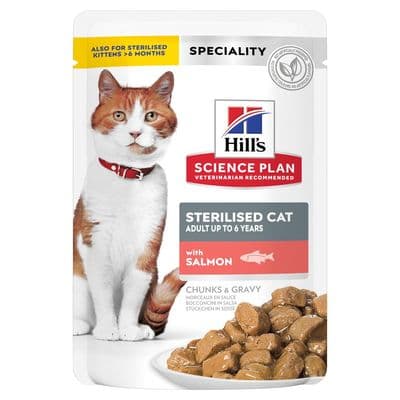 Hill's Science Plan Adult Sterilised umido salmone per gatti 85 gr