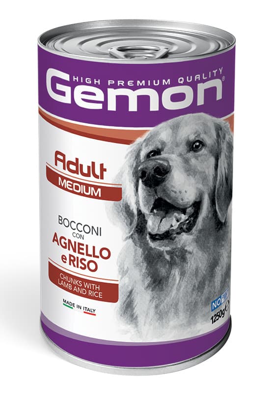 Gemon Bocconi con Agnello e Riso 1250 gr