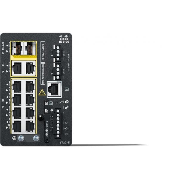 Cisco Catalyst IE3100 Rugged Series - Switch - 8 x 10/100/1000 + 2 x Gigabit combinati - montabile su rail DIN