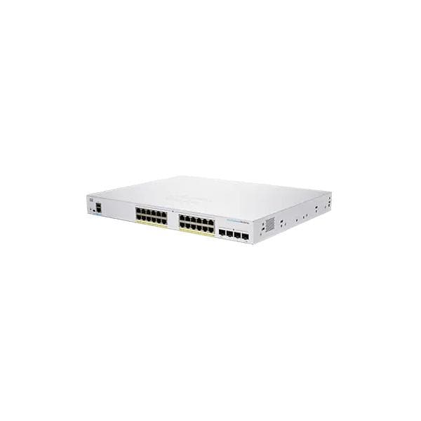 Cisco Business 250 Series CBS250-24FP-4X - Switch - L3 - intelligente - 24 x 10/100/1000 (PoE+) + 4 x 10 Gigabit SFP+ - montabile su rack - PoE+ (370 W) - ricondizionato