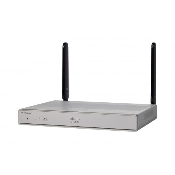 Cisco Integrated Services Router 1111 - Router switch a 8 porte - 1GbE - Porte WAN: 2