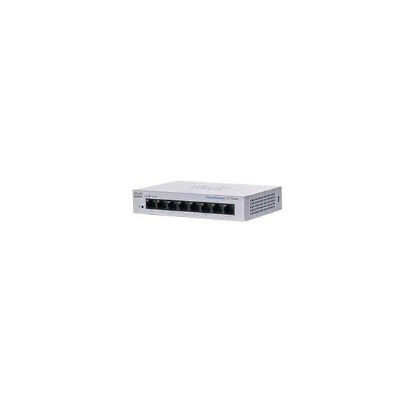 Cisco Business 110 Series 110-8T-D - Switch - unmanaged - 8 x 10/100/1000 - montabile su rack, desktop, montaggio a parete - alimentazione CC