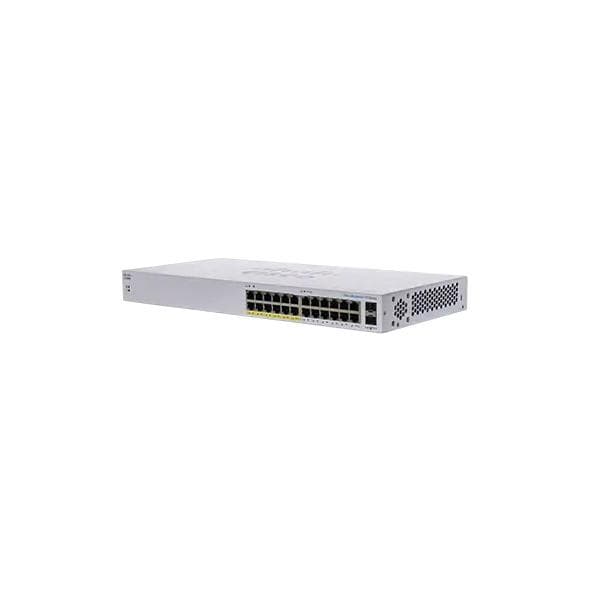 Cisco Business 110 Series 110-24PP - Switch - unmanaged - 12 x 10/100/1000 (PoE) + 12 x 10/100/1000 + 2 x combo Gigabit SFP - montabile su rack, desktop, montaggio a parete - PoE (100 W)