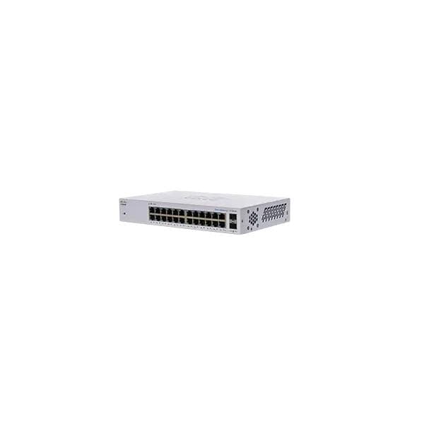 Cisco Business 110 Series 110-24T - Switch - unmanaged - 24 x 10/100/1000 + 2 x combo Gigabit SFP - montabile su rack, desktop, montaggio a parete