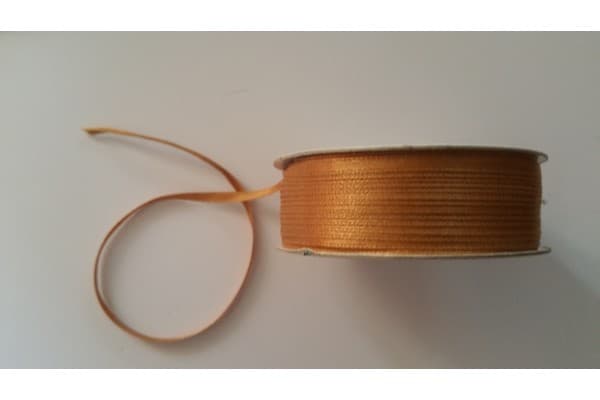 Nastro Doppio Raso Marrone 3mmx50mt