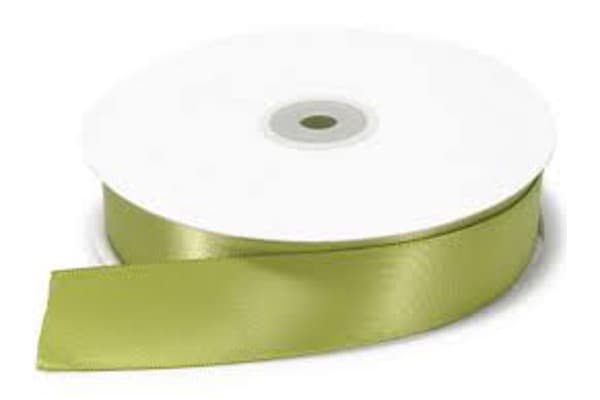 Nastro Doppio Raso Verde Medio 10mmx50mt