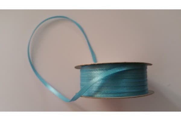 Nastro Doppio Raso Blu Avion 3mmx50mt
