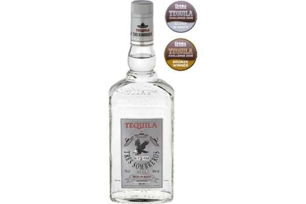 70 cl Tequila Bianca Tres Sobreros Silver