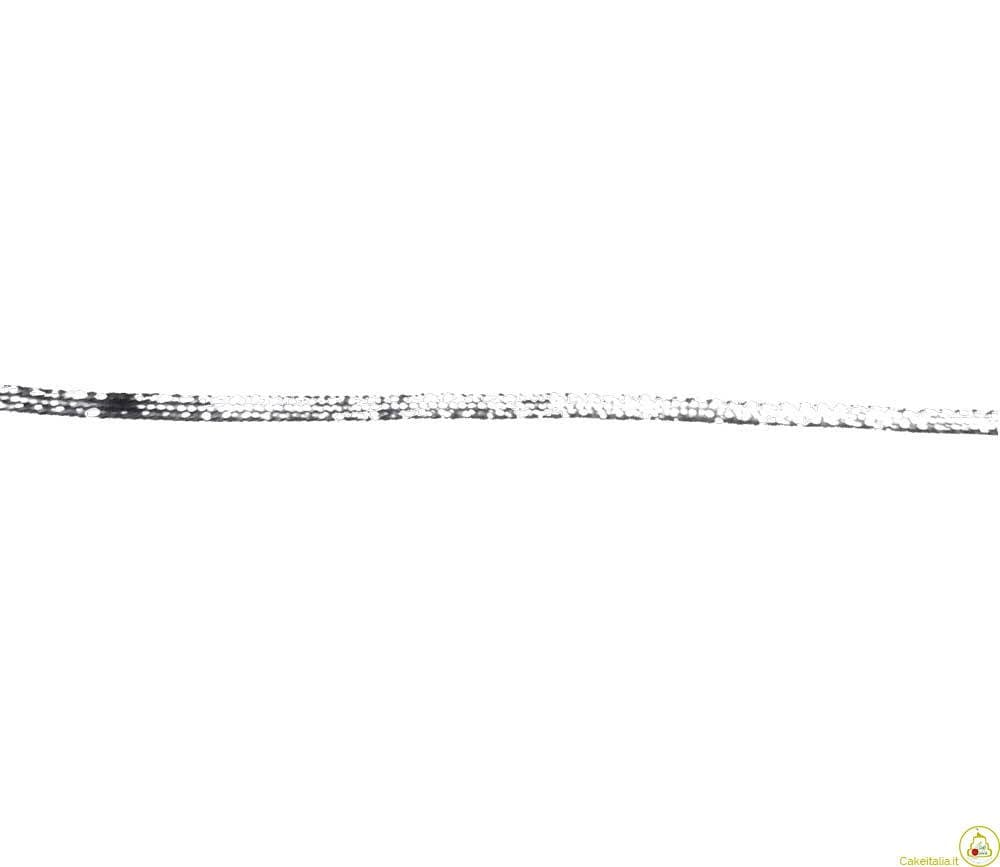 Nastro argento metallizzato 3 mm x 10 m