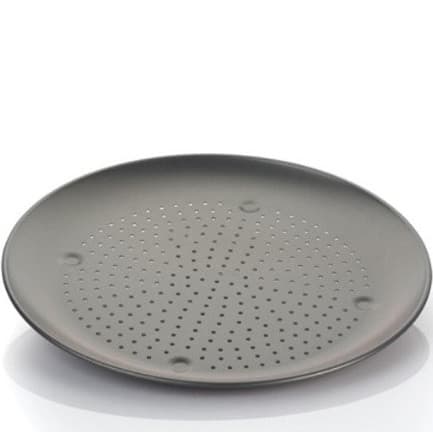 Teglia forata per pizza tonda in alluminio antiaderente da ø34,5xh2 cm di Vespa