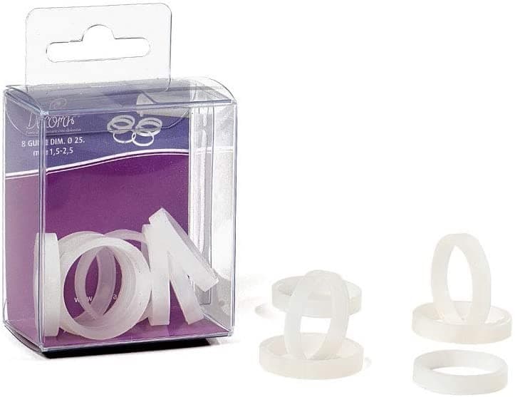 Guide per Matterello (Ø2,5/4,5cm) – Set Guide Grandi o Piccole per Spessore Uniforme dell'Impasto