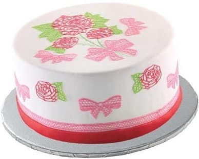 Sottotorta Rigido Tondo Argento Silikomart (Ø30/45cm) – Base di Spessore 1cm