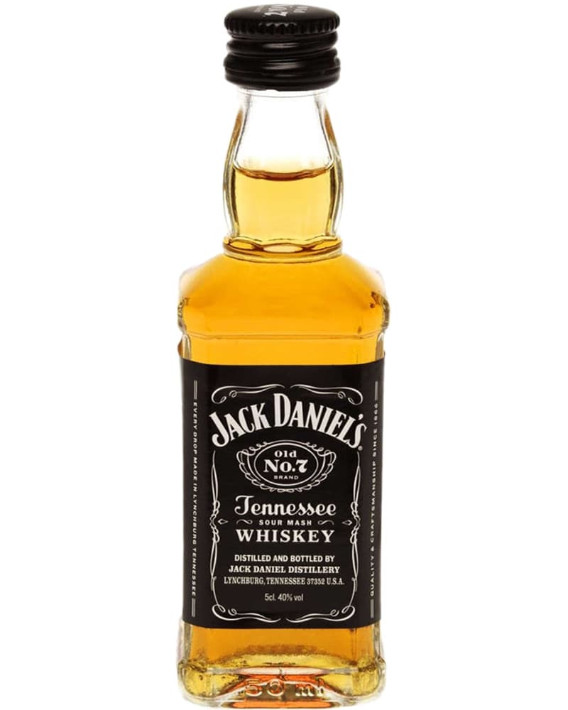 Jack Daniels Whiskey Mignon in vetro cl5
