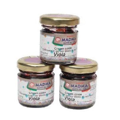 Colorante Alimentare in Gel Concentrato MADMA | Viola (25g) | Professionale per Pasta di Zucchero, Fondente e Creme