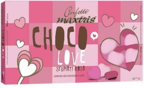 Maxtris Choco Love Sfumati Rosa confetti rosa sfumati 500 g