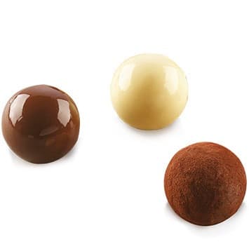 Tartufino Silikomart SGC50 (Ø2,5cm) – Stampo in Silicone per 15 Cioccolatini Sferici 3D