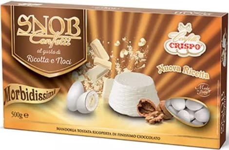 Snob ricotta e noci confetti bianchi Crispo 500 g