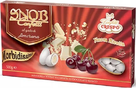 Snob amarena confetti bianchi Crispo 500 g