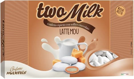Two Milk Latte Mou confetti bianchi Maxtris 1 kg