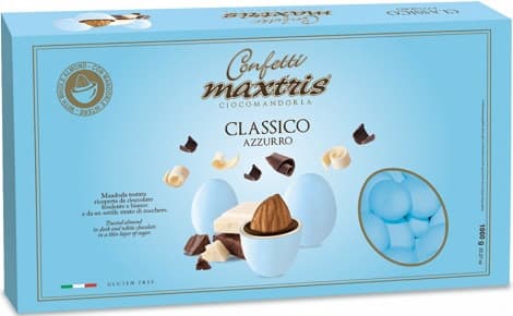 Maxtris classico celeste confetti celesti 1 Kg