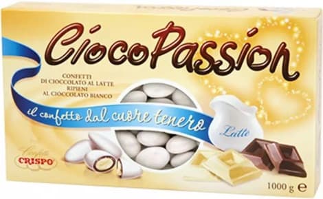 Ciocopassion Crispo confetti bianchi 1 Kg