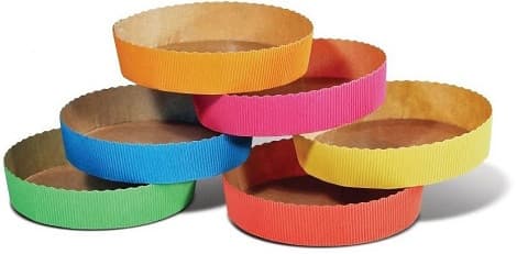 Pirottini per Crostate in Carta Forno in Colori Assortiti da 300g – Tortiere Tonde Ø15,5cm (Set 30 Pezzi)