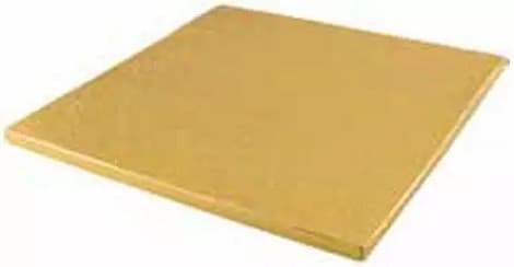Sottotorta Rigido Quadrato Oro Silikomart (30×30/45×45cm) – Base di Spessore 1cm