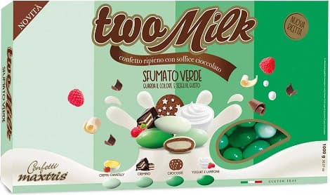 Two Milk Sfumato Verde confetti verdi sfumati Maxtris 1 Kg