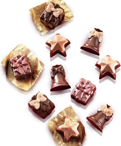Stampo in Silicone Silikomart Christmas (SCG06) | 12 Cavità Assortite per Cioccolatini e Praline Natalizie